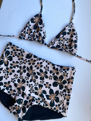 Makena Shorts in Leopard Plumeria