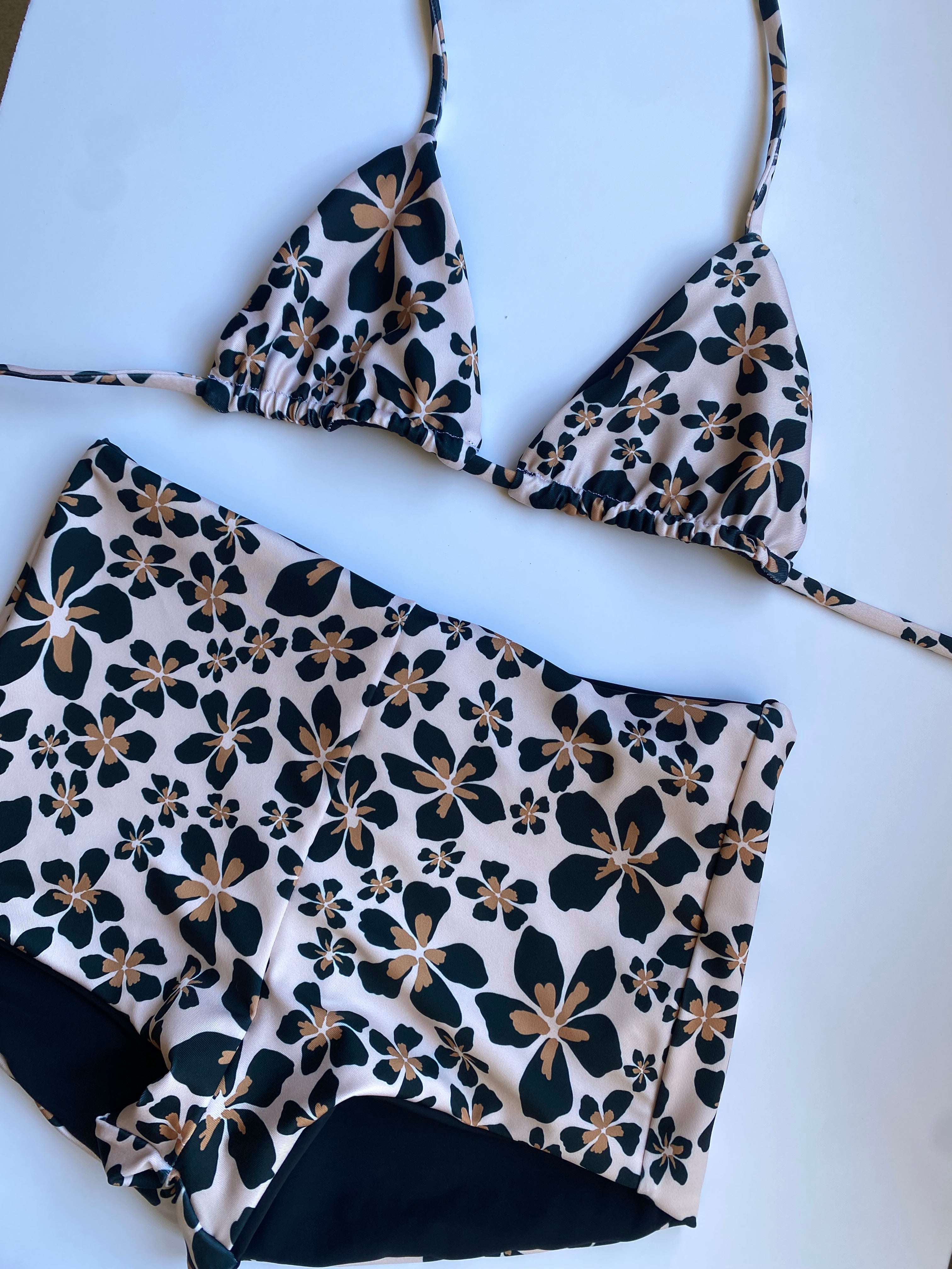 Makena Shorts in Leopard Plumeria