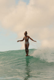 Coco Top in Leopard Plumeria