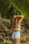 Makena Shorts in Blue Honu