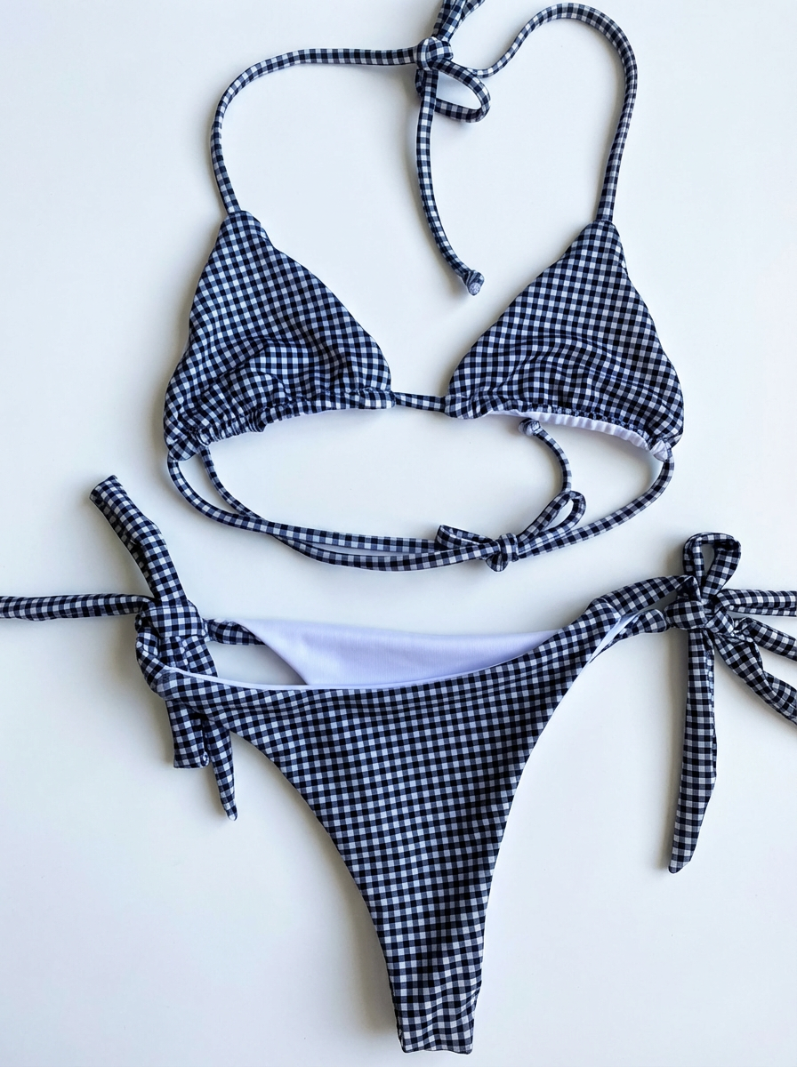 Sofia Bottoms Black Gingham