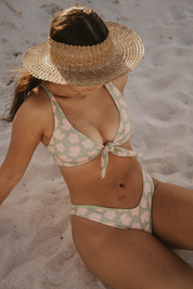 Ella Top in Green Hibiscus