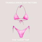Coco Bikini Top Pattern (PDF)