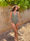 Chey One Piece in Sage