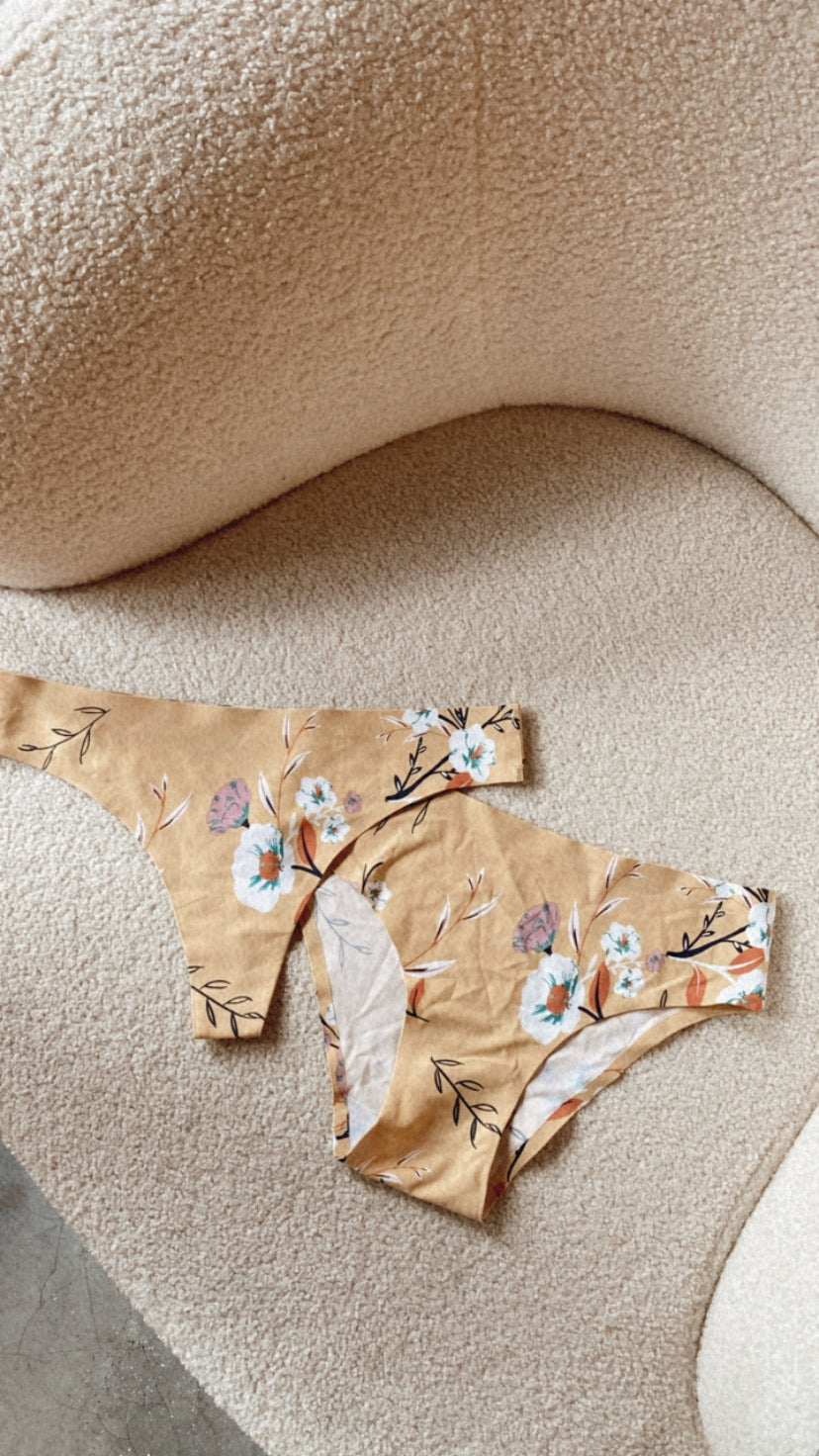 Sol Undies - Yellow Tropics