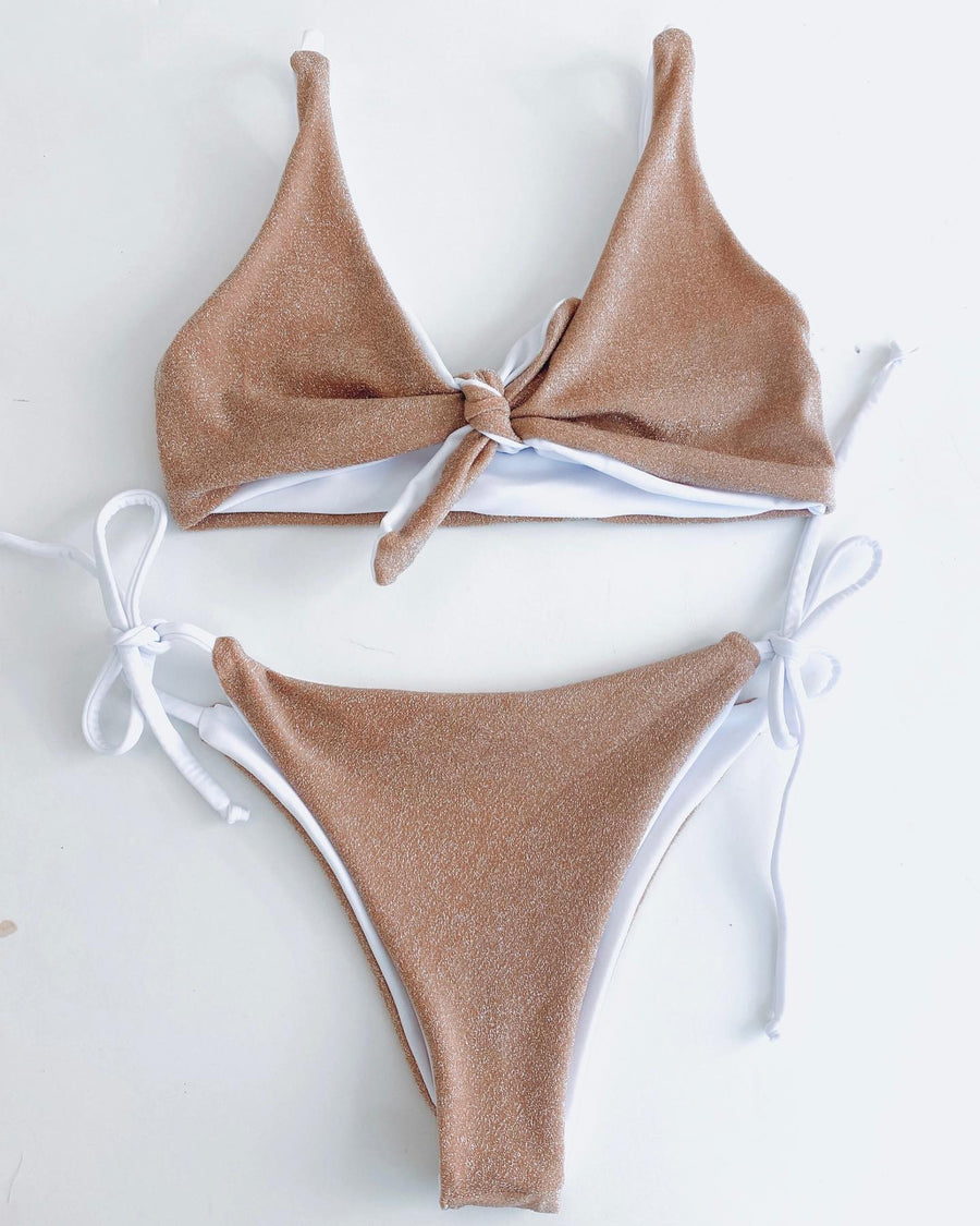 Sofia Bottom in Champagne Sparkle