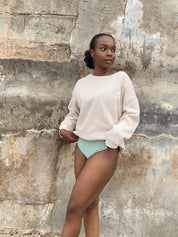 Sweat Top in Cream