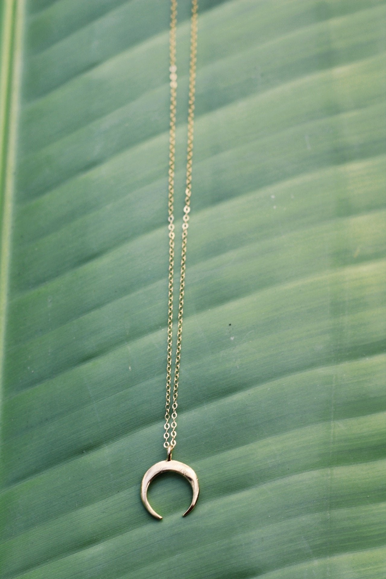 Crescent Necklace - L A G O O N DESIGNS