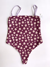 Ray One Piece in Plum