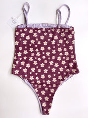 Ray One Piece in Plum