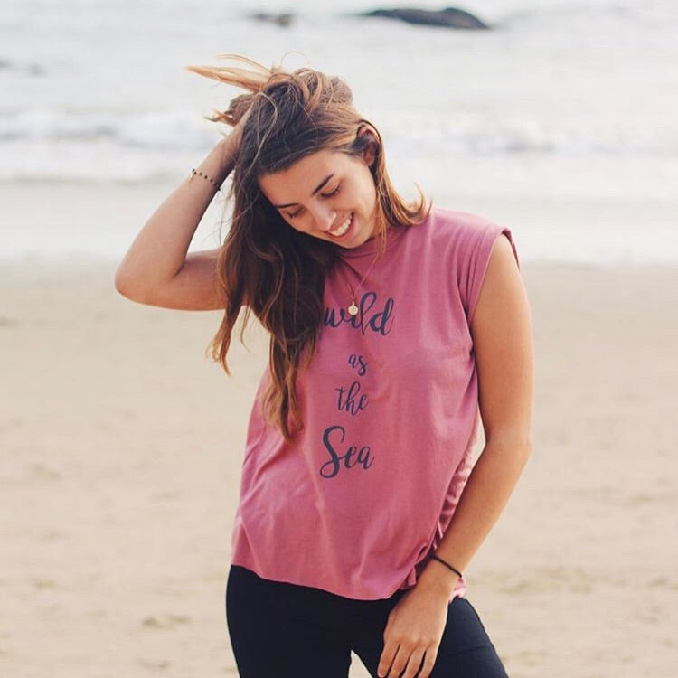 LAGOON WILD AS THE SEA TEE - L A G O O N DESIGNS