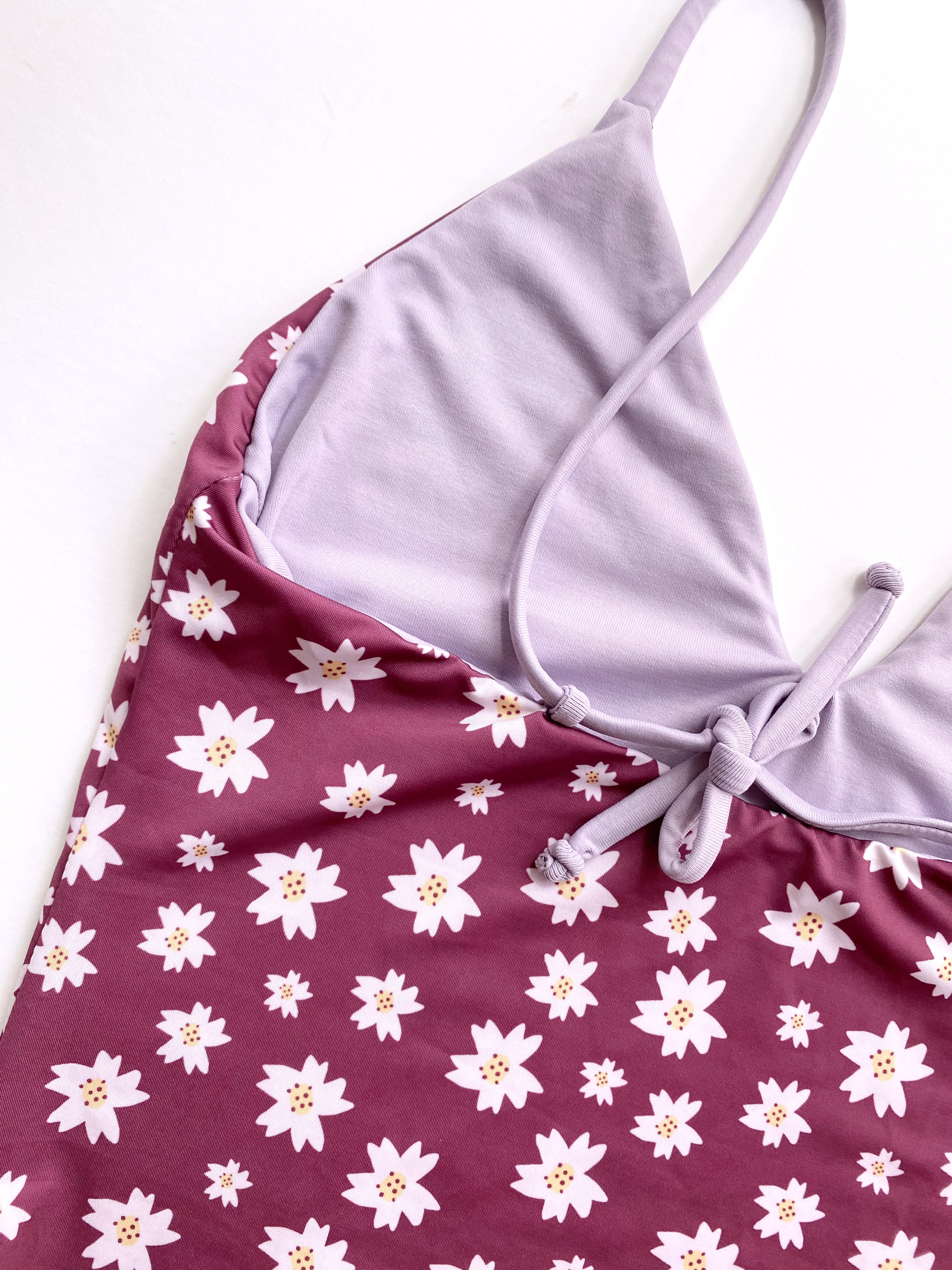 Miramar One Piece in Plum