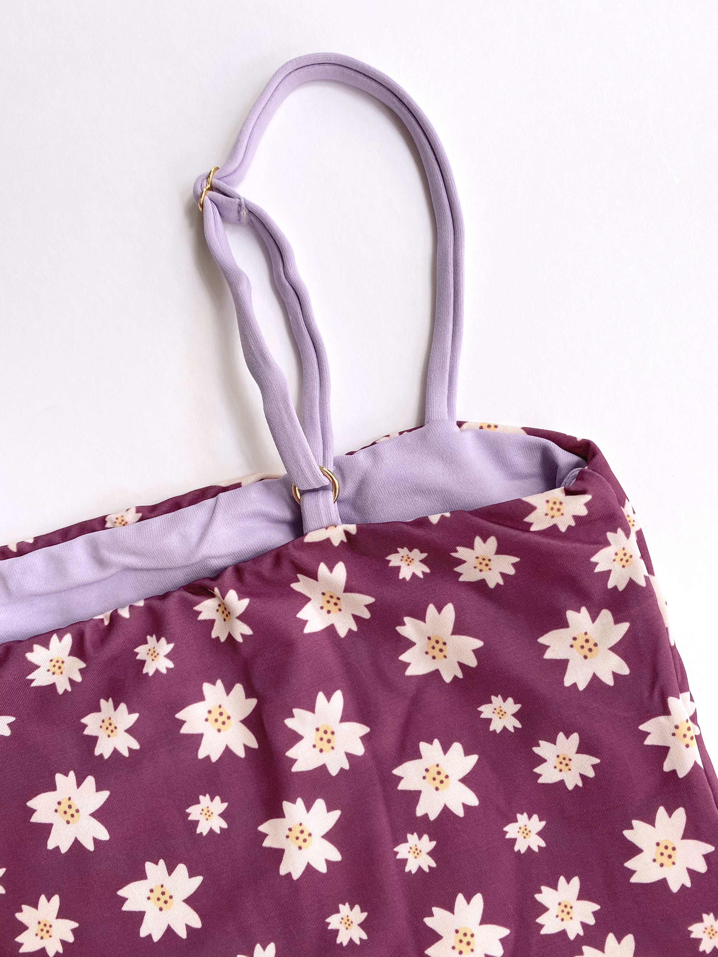 Ray One Piece in Plum