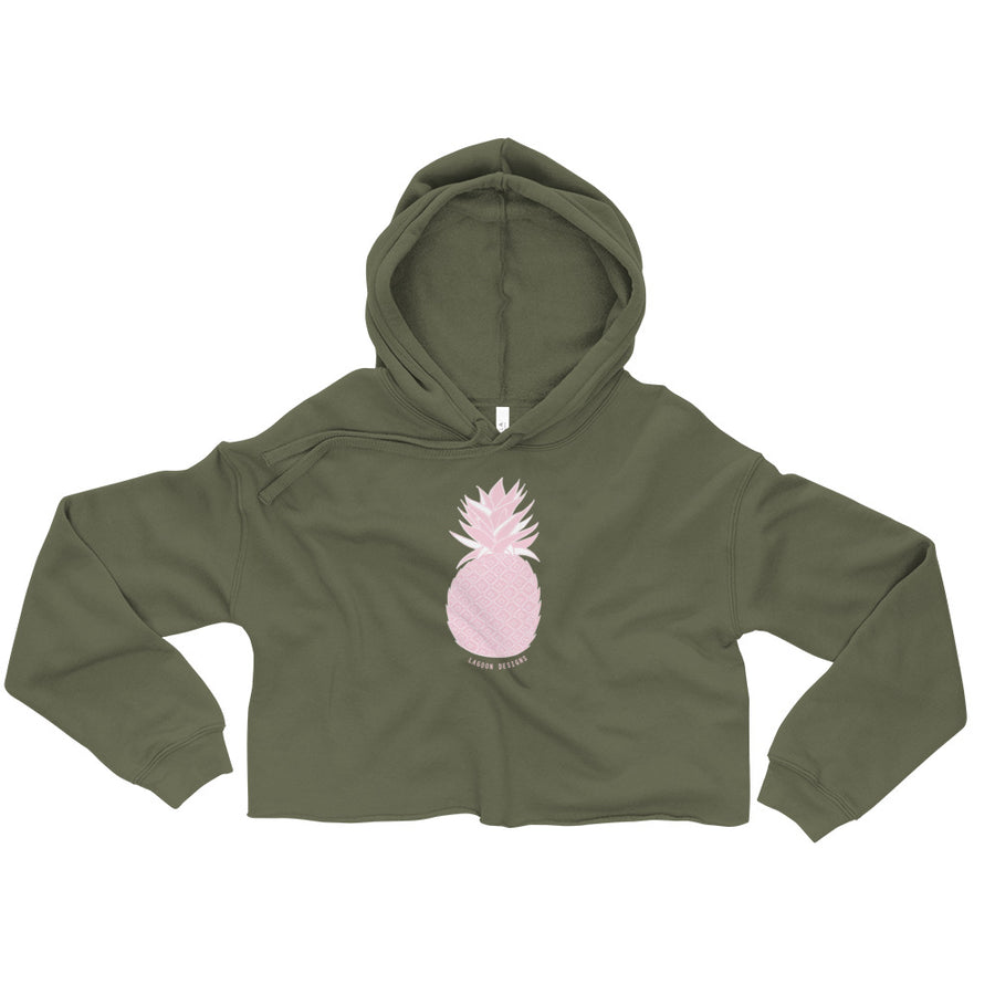 Crop Pineapple Hoodie - L A G O O N DESIGNS